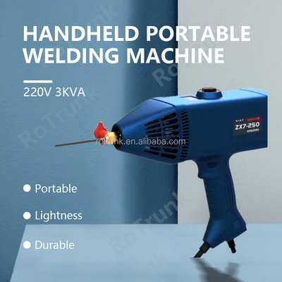 Corrente di uscita 60% Macchina di saldatura ad arco portatile 3KVA ZX7-250 per la casa 110v 220v Portatile