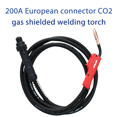 Aggiornare le apparecchiature di saldatura con European Connector 200A CO2 Mig Welding Torch