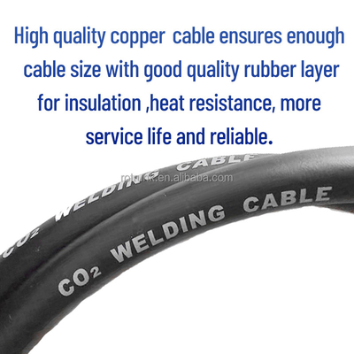 500A European Connector CO2 Gas Shielded Welding Torch per apparecchiature di saldatura portatili