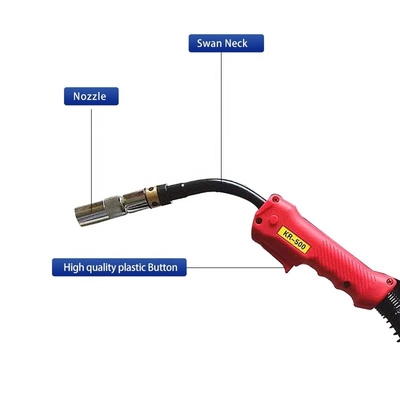 Cable personalizzato da 4m 500A CO2 Gas Shielded MIG Welding Torch KR-500