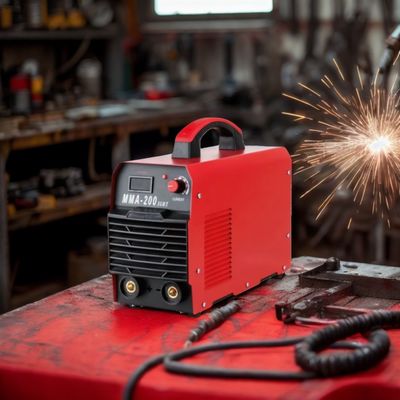 Saldatore ad arco inverter MMA-200 IGBT di nuova progettazione e resistente per la saldatura dell'acciaio