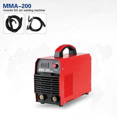 200amp IGBT Inverter Arc Welding Machine 380X150X300 mm Mini Portatile per MOTORE CC