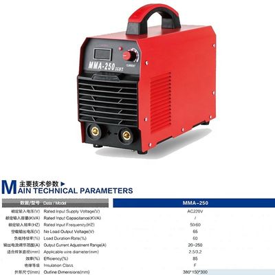 Motore a corrente continua 25 fornito Mini Portatile Arco saldatore 250amp IGBT Inverter Arco saldatore