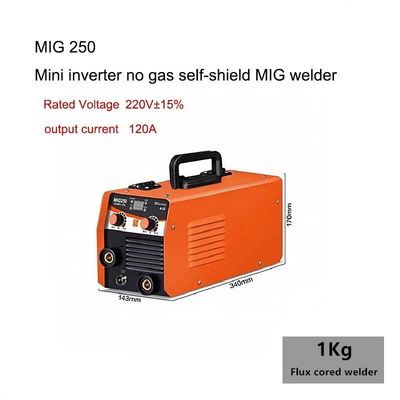120A Flusso Cored Wire Mini Inverter No Gas Self-Shield MIG Saldatrice MIG 200