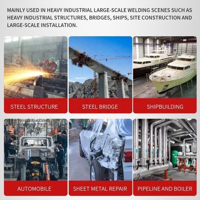 500 Amp NBC-500ZT Industria Mig Saldatura Macchina doppio modulo doppio richiamo Reattanza di rame