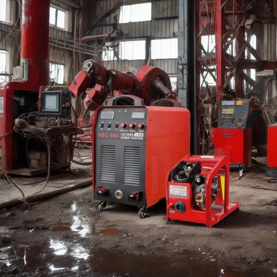 50 KG Heavy-Duty 380V MIG/MMA Saldatore a doppio scopo NBC-500 WeldMaster con alimentatore di filo