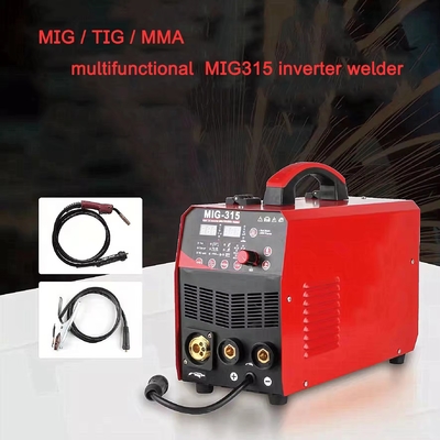 Facile da usare MIG315 Portatile IGBT Inverter di saldatura Voltaggio di uscita nominale MIG 65 V