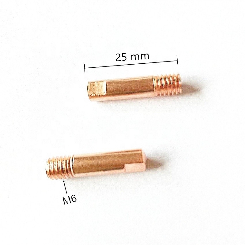 Binzel 15AK CO2 MIG Torch 0.8mm Punta di contatto in rame per prestazioni di saldatura durature