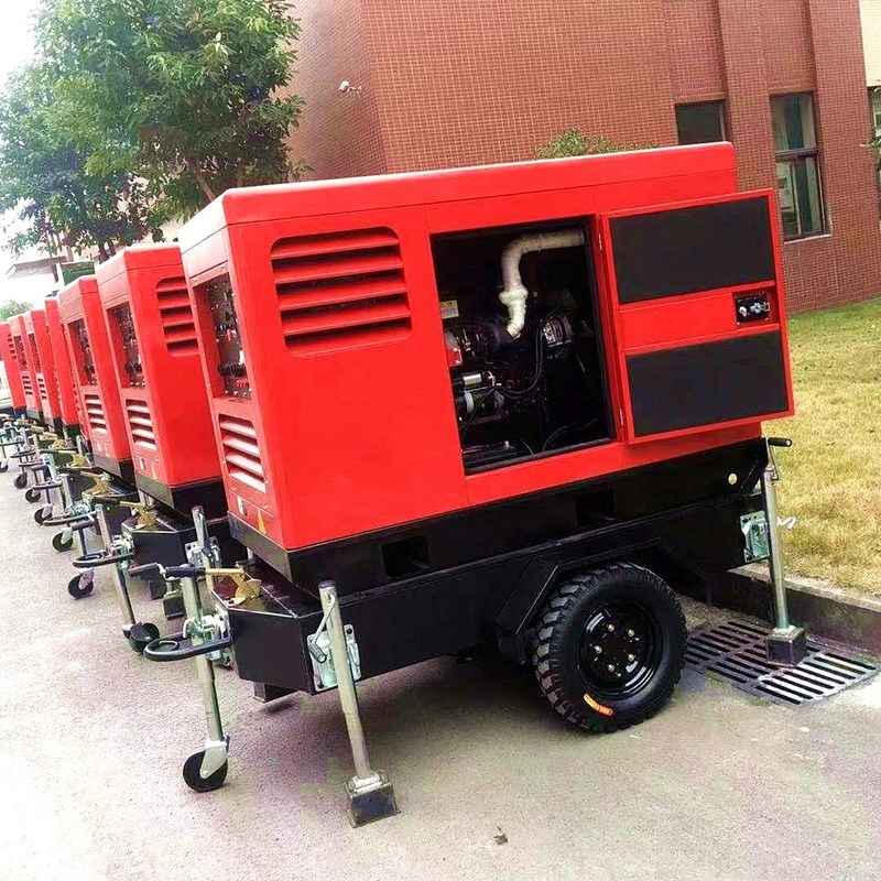 Generatore di saldatura diesel 500A con capacità di serbatoio di 80L e motore a 4 cilindri RZDH500A