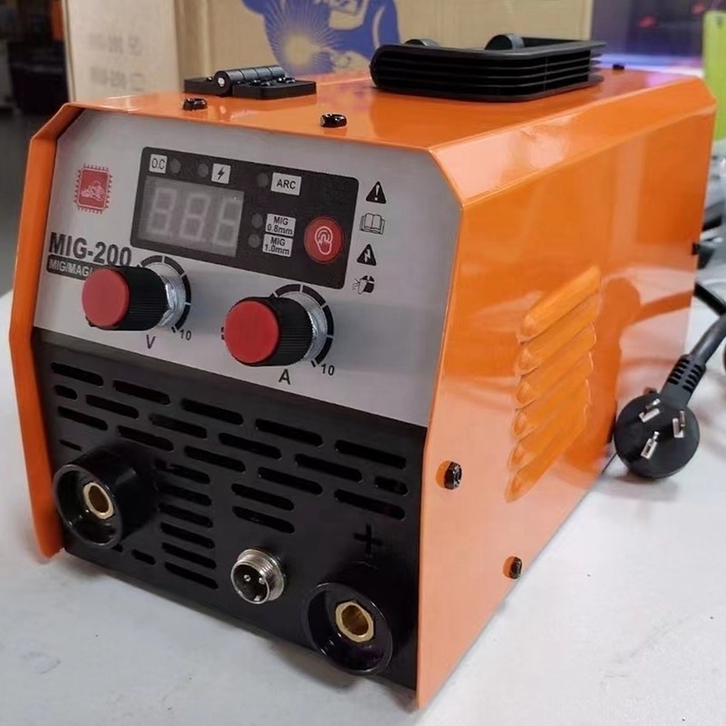 130Amp Mini portatile inverter MIG per saldatura MIG 200 per facile e conveniente